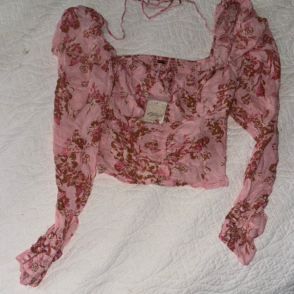 Floral Pink Women's Top